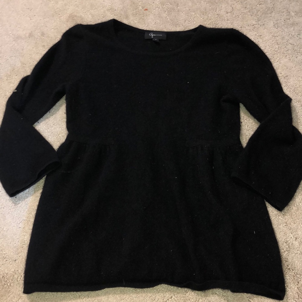 Aqua cashmere sweater